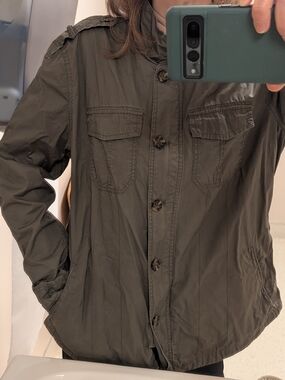 Buffalo David Bitton Gray Utility Jacket